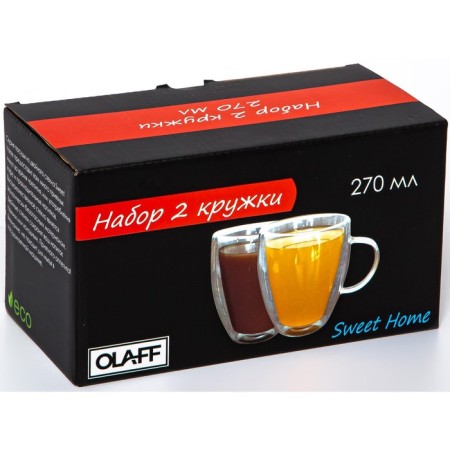 Set of mugs OLAFF, 270 ml, 2 pcs-3