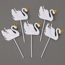 Set for decorating the White Swan cake, 5 pcs.