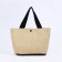 Bag-tout on lightning, beige color/black