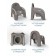 AMAROBABY BABY ChaIR, Gray color pot