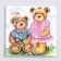 Paper Napkins "Bear", 33x33 cm, set 20 pcs