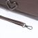 Bag-clate on magnet, long belt, bronze color