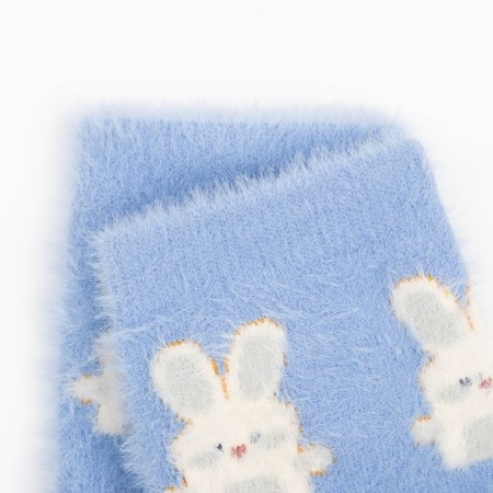 Women's terry terry minku "Bunnies", size 36-39 (23-25 ​​cm)-1