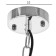 Lamp Bayerlux 88508/1 E27 40W chrome 26x26x70-170 cm