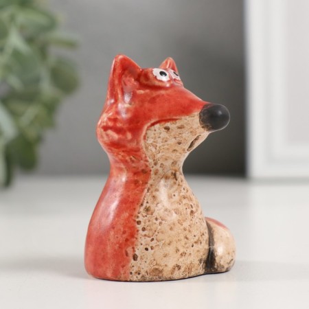 Souvenir Ceramics "Red Fox" 5.1x5.4x6.8 cm-1