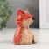 Souvenir Ceramics "Red Fox" 5.1x5.4x6.8 cm