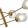 Ceiling EVOLUCE lamp. Sle205202-06. Terramo. 6x60 watts, E27, 100x100x59.5 cm, brass color