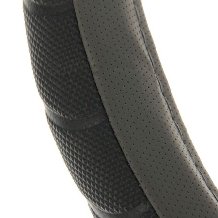 Braid on the steering wheel Lavita, size L, gray, PVC-1