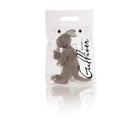 Gulliver soft toy kangaroo with kangaroo, 20 cm-3