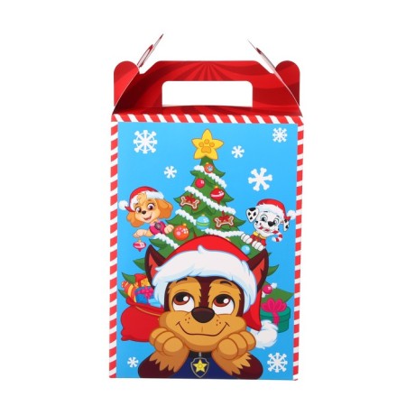 Folding box, New Year's "Happy New Year", 20 x 33 x 10 cm, puppy patrol-4