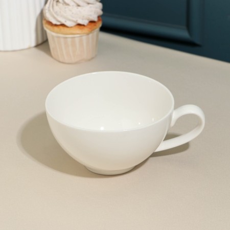 Tea couple "Barista", 400 ml, white, porcelain-2
