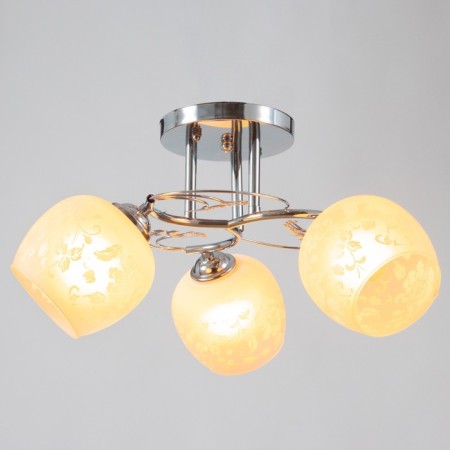 Cell chandelier "Courage" 3x40W E27 Color: silver-1
