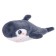 Soft toy "Shark", dark gray color, 45 cm