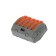 The construction and installation terminal of Luazon Lighting SK-330, 32A, 0.08-2.5 mm2, 5 open, with a lever, nab. 10 pieces