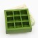Box for 9 sweets with a shell "Greens" with a window 14.5 x 14.5 x 3.5 cm