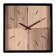 Watching clock, interior "two wood", silent, 30 x 30 cm