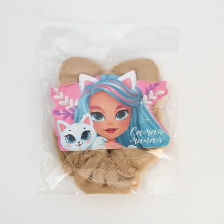 Hair gum with ears "The smallest" 12 x 10.5 cm-5
