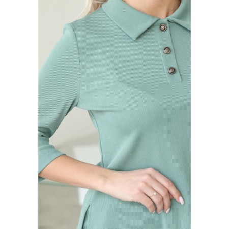Female suit, size 46, mint color-4