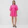 Women's dress with a neckline on the back MIST, p. M, pink
