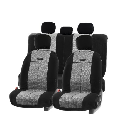 Autoshekhli university Autoprofi TT-902J Steel, Polyester, Jacquard, a set of 9 items, front row, rear row