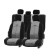 Autoshekhli university Autoprofi TT-902J Steel, Polyester, Jacquard, a set of 9 items, front row, rear row