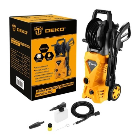 High pressure washing DEKO DKCW150 Pro, 1800 watts, 150 bar, 360 l/h, hose 5 m-4