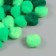 Decor for creativity "Pomponchiki. Green Forest" d = 2.5 cm set 30 pcs