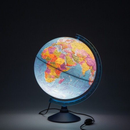 Political Globen Globe, interactive, diameter 320 mm, backlight, with glasses-1
