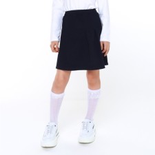 Skirt for the girl, the color is dark blue, height 152 cm (72)