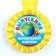 Medal on the tape for the graduation "Graduate of primary school", D = 8 cm.