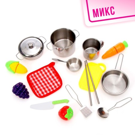 Set of metal utensils "Cook", 16 items-6