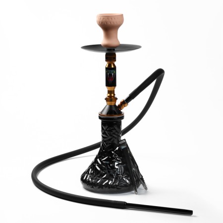 Hookah "minor", 1 pipe, 44 cm, black