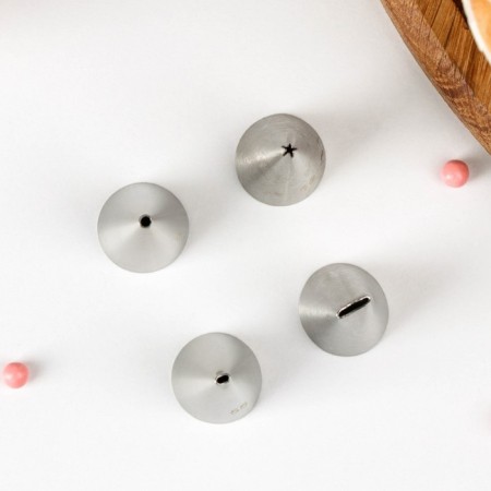 A set of pastry spelling nozzles, 1.8 × 3.5 cm, 4 pcs-1