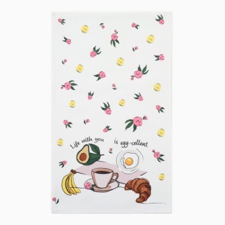 A set of kitchen towels "LOVE" 2 pcs, 28x46 cm, horn, 100% cotton, 160g/m2-4