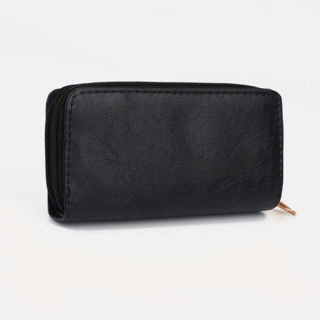 Women's wallet on lightning, black color-1