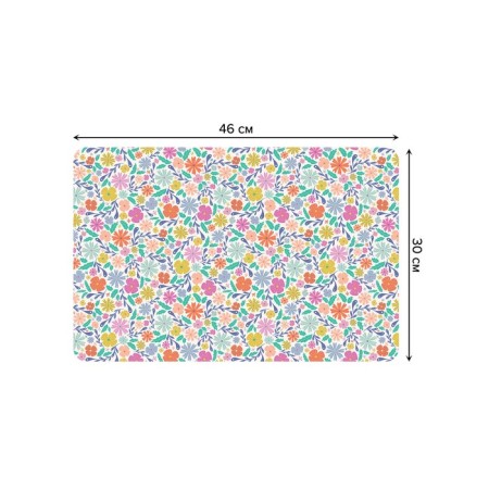 A set of napkins for setting the table “mood - spring”, rectangular, rounded edges, size 30x46 cm, 4 pcs-2