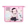 Folder d/notebooks A5 zipper on top plastic 205*240 pt 73-12 anime with pandas foil 72723