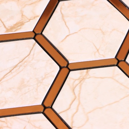 Self -adhesive panel 30*30cm mosaic honeycomb, bright-1