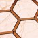 Self -adhesive panel 30*30cm mosaic honeycomb, bright