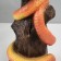New Year's piggy bank "Snake on the stump" 33 x 14 x 15 cm.