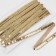 Decorative braid with sequins, 12 mm, 9 ± 0.5 m, gold color