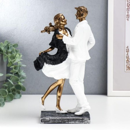 Polystone souvenir "in love with white clothes, with a palactin" 25x10x13 cm