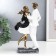 Polystone souvenir "in love with white clothes, with a palactin" 25x10x13 cm