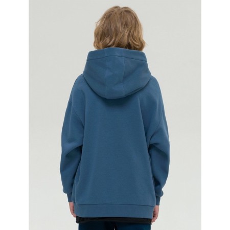 Sweatshirt for boys, height 116 cm, gray color-3