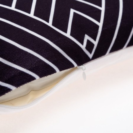 Pillowcase decorative Ethel Geometry "Triangles" 40 x 40 cm, velor-4