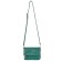 Bag Female claim. Kozh, lightning, green color