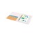 Folder with A4, 700 μm, 27 mm, calligrata duble neon, inner pocket, up to 180 sheets, orange neon