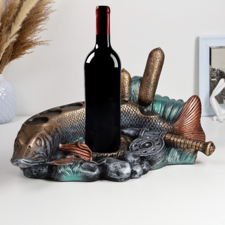 Stand for the bottle "Pike fish" 46x26x22cm, color