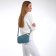 Women's bag over the shoulder Textura, small size, blue color