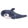 Soft toy "Shark", dark gray color, 45 cm